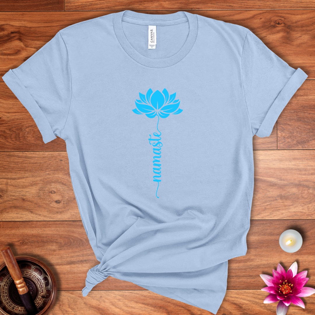 Lotus namaste shirt