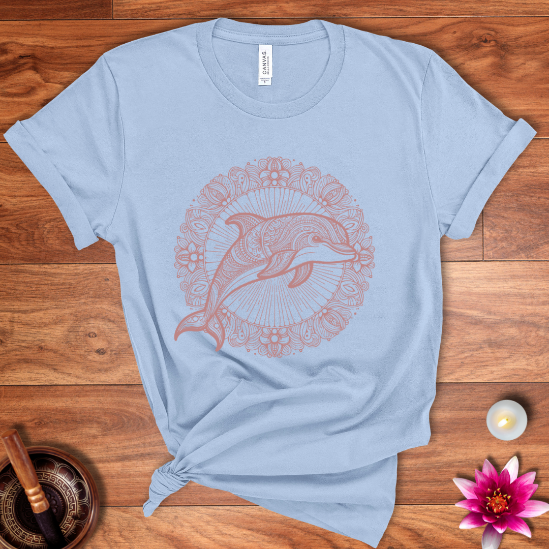 Mandala Dolphin shirt