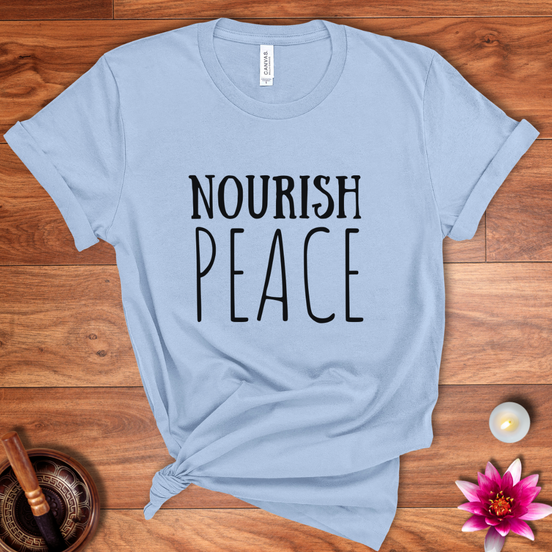 Nourish peace shirt