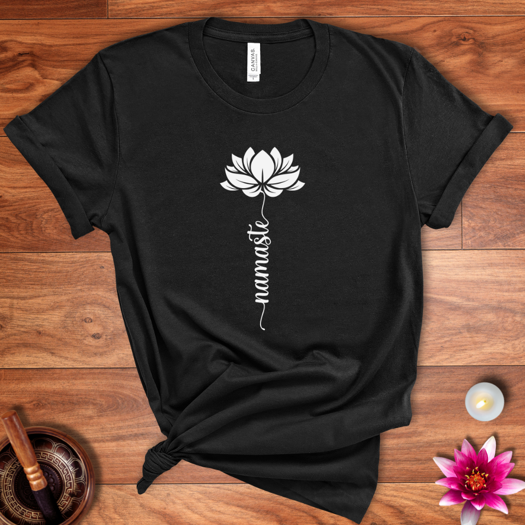 Lotus namaste shirt