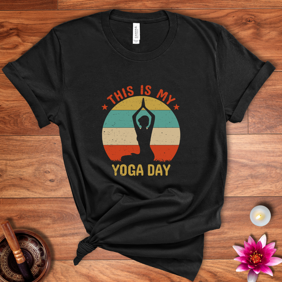 This is my yoga day shirt