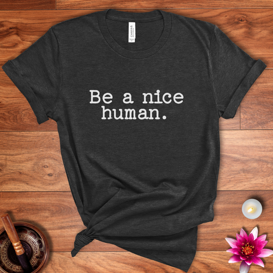 Be a nice human shirt