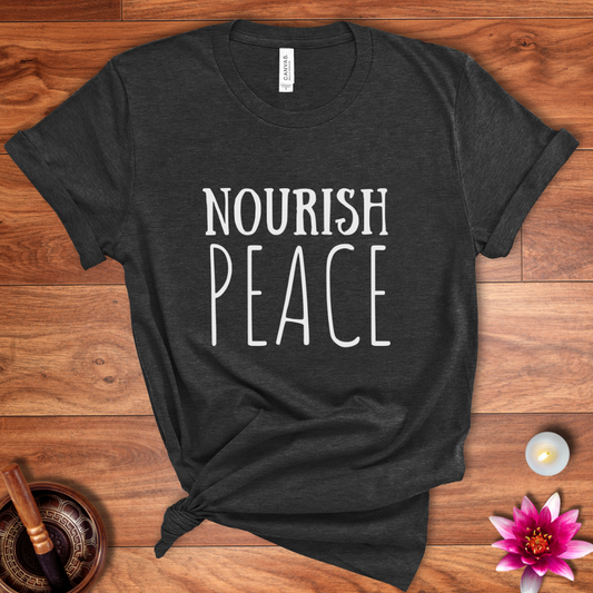 Nourish peace shirt