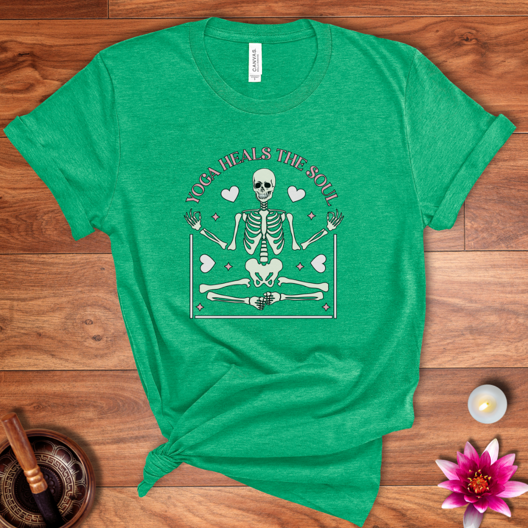 Yoga heals the soul shirt