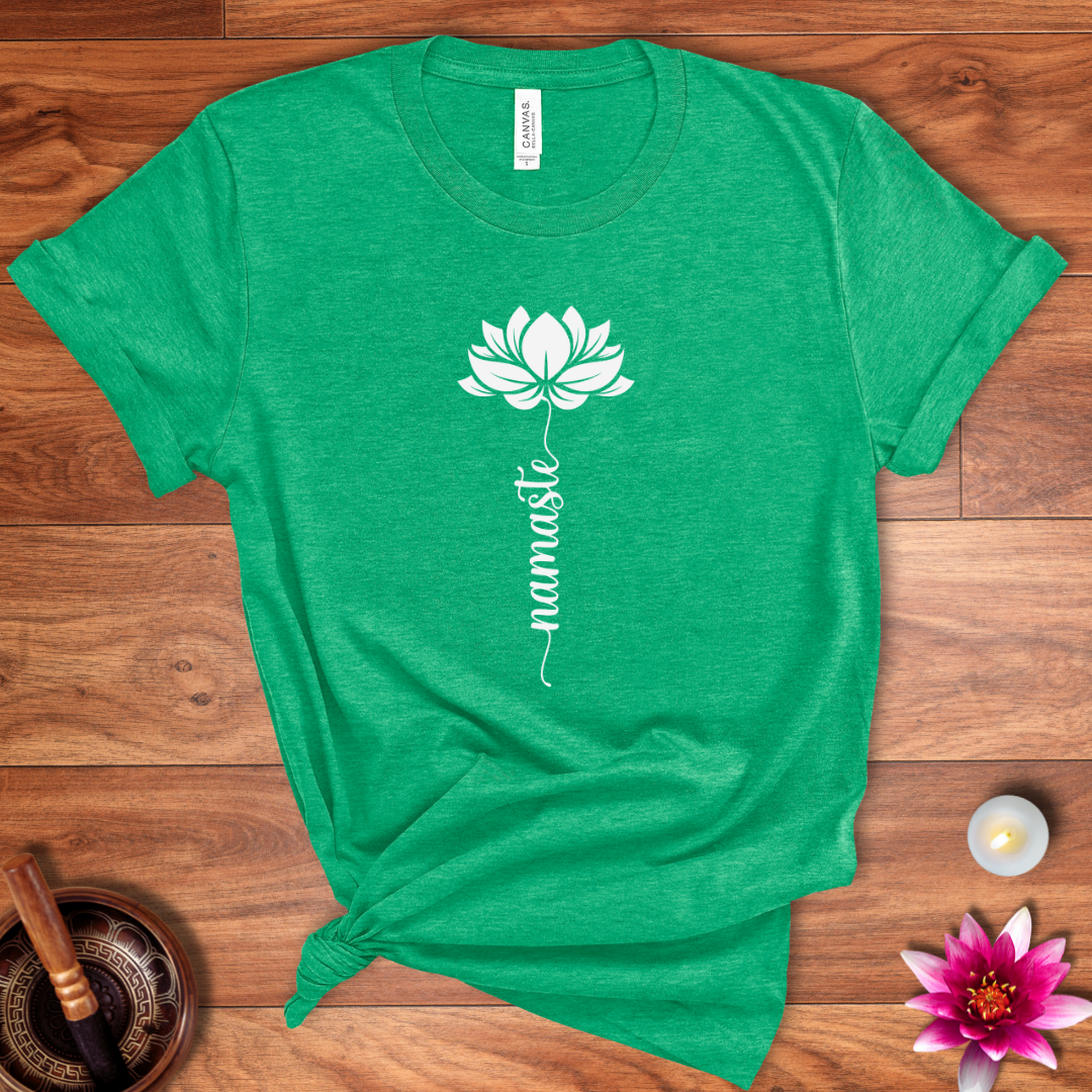 Lotus namaste shirt