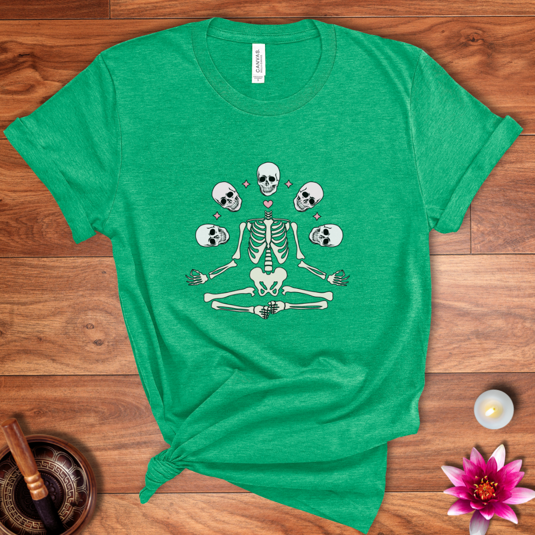 Skeleton Yoga shirt