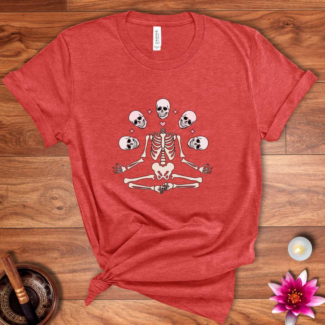 Skeleton Yoga shirt