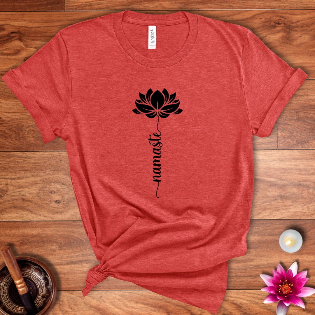 Lotus namaste shirt