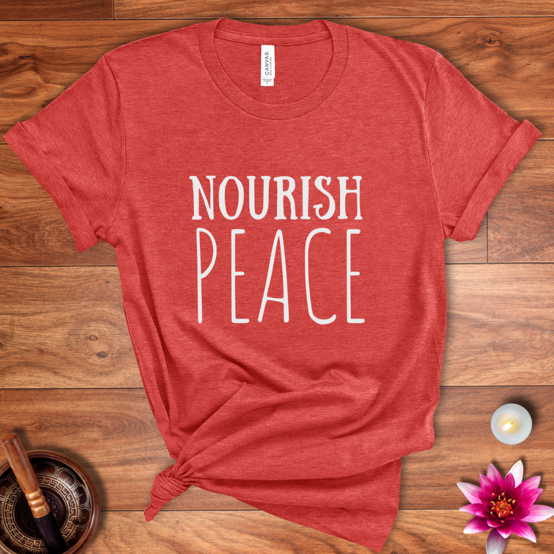 Nourish peace shirt