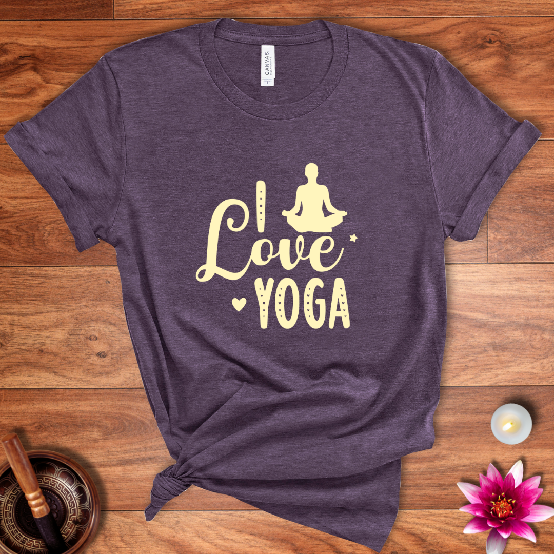 I love Yoga shirt