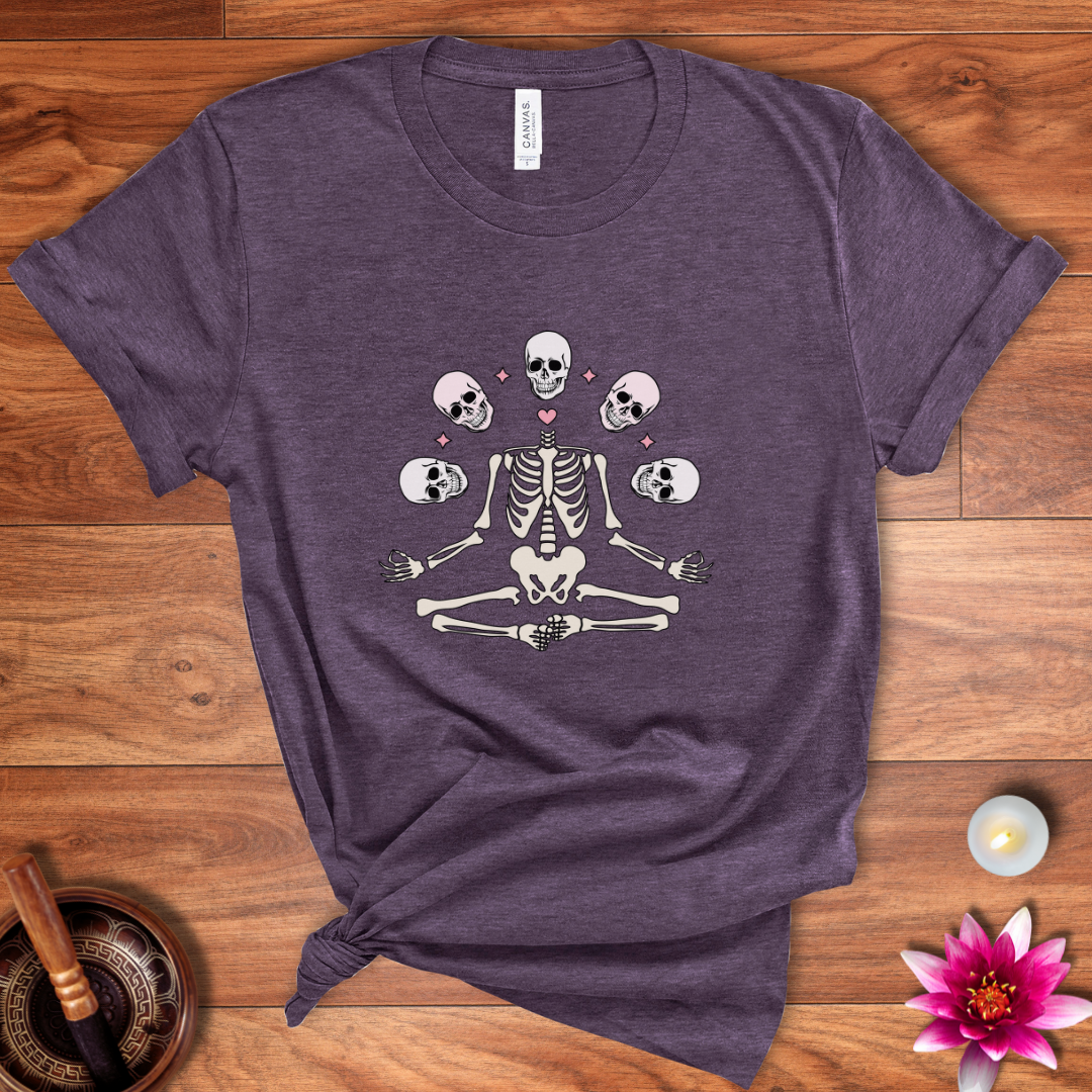 Skeleton Yoga shirt