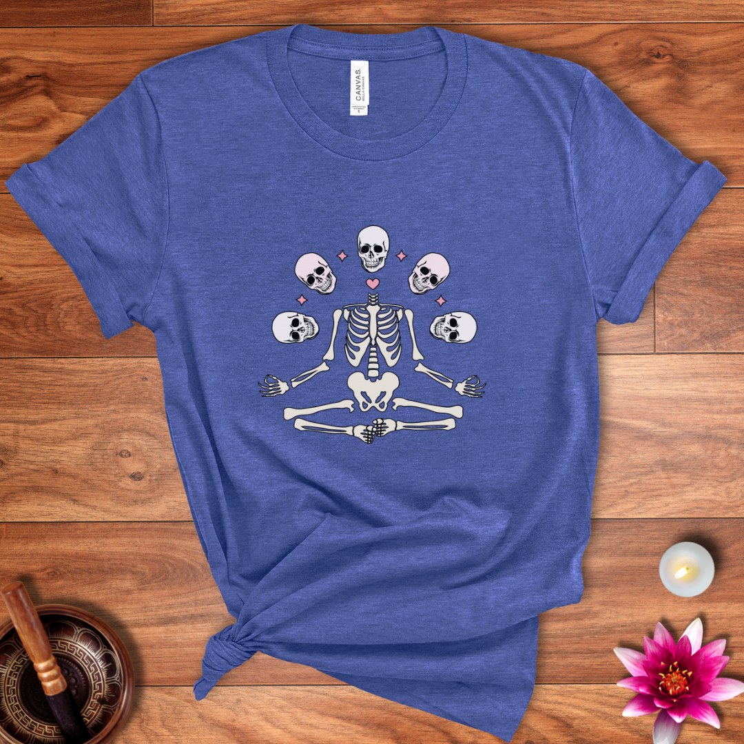 Skeleton Yoga shirt