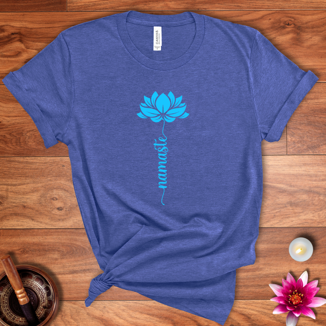 Lotus namaste shirt