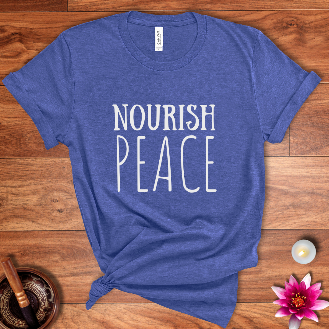 Nourish peace shirt