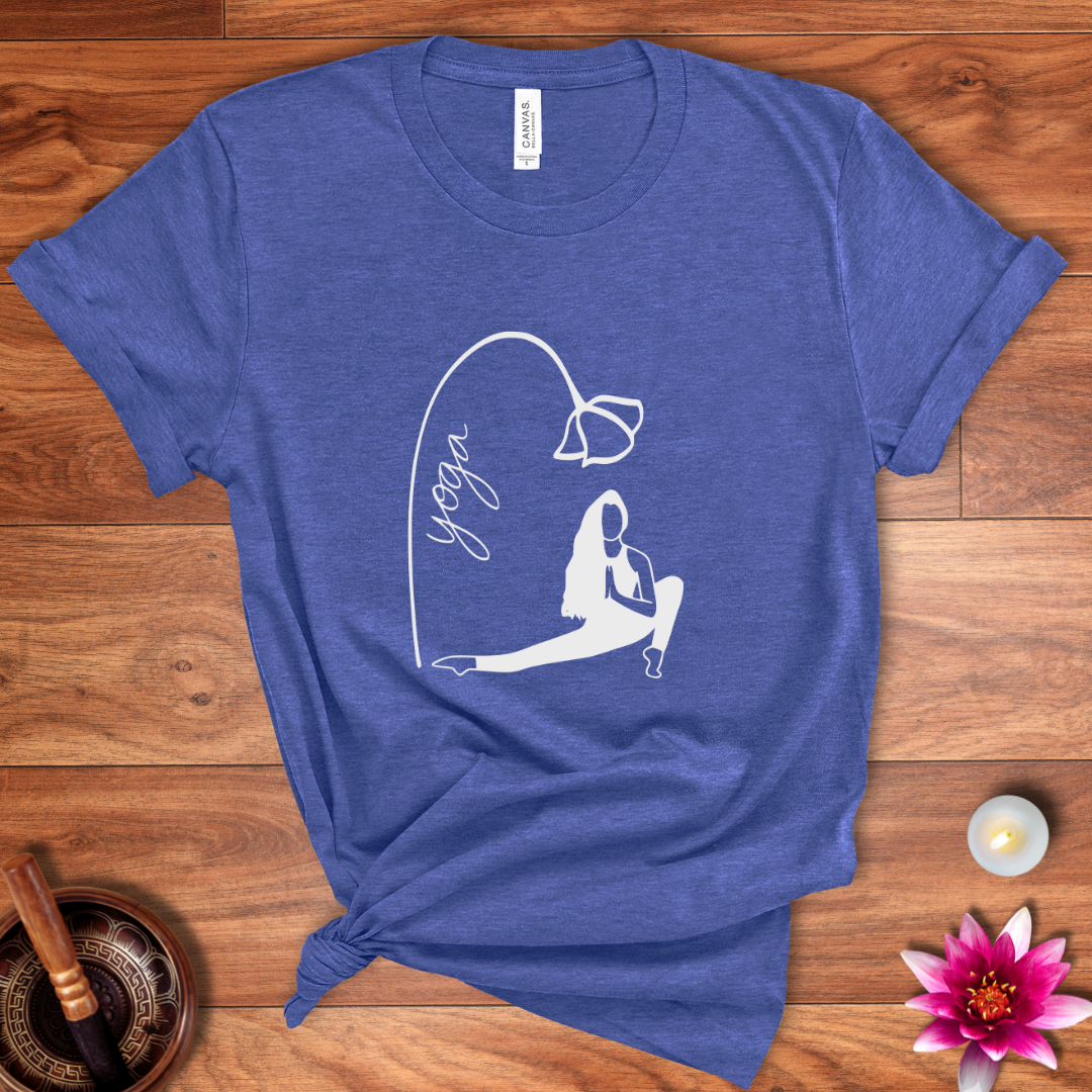 Yoga flower shirt