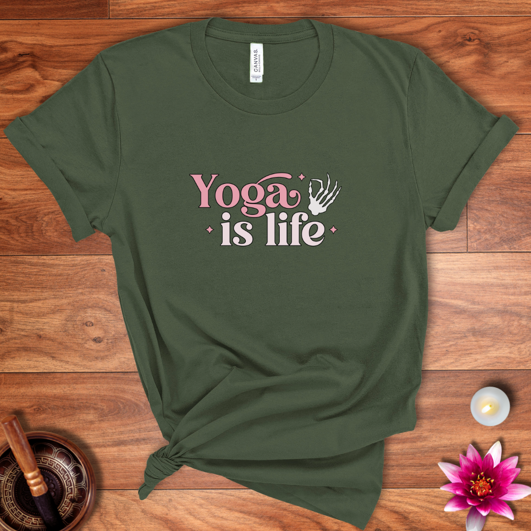 Yoga is life shirt