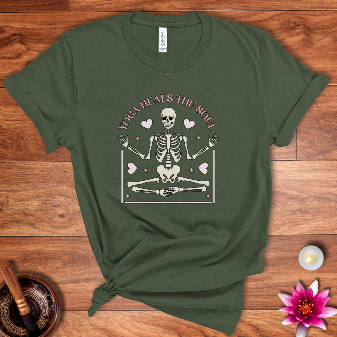 Yoga heals the soul shirt