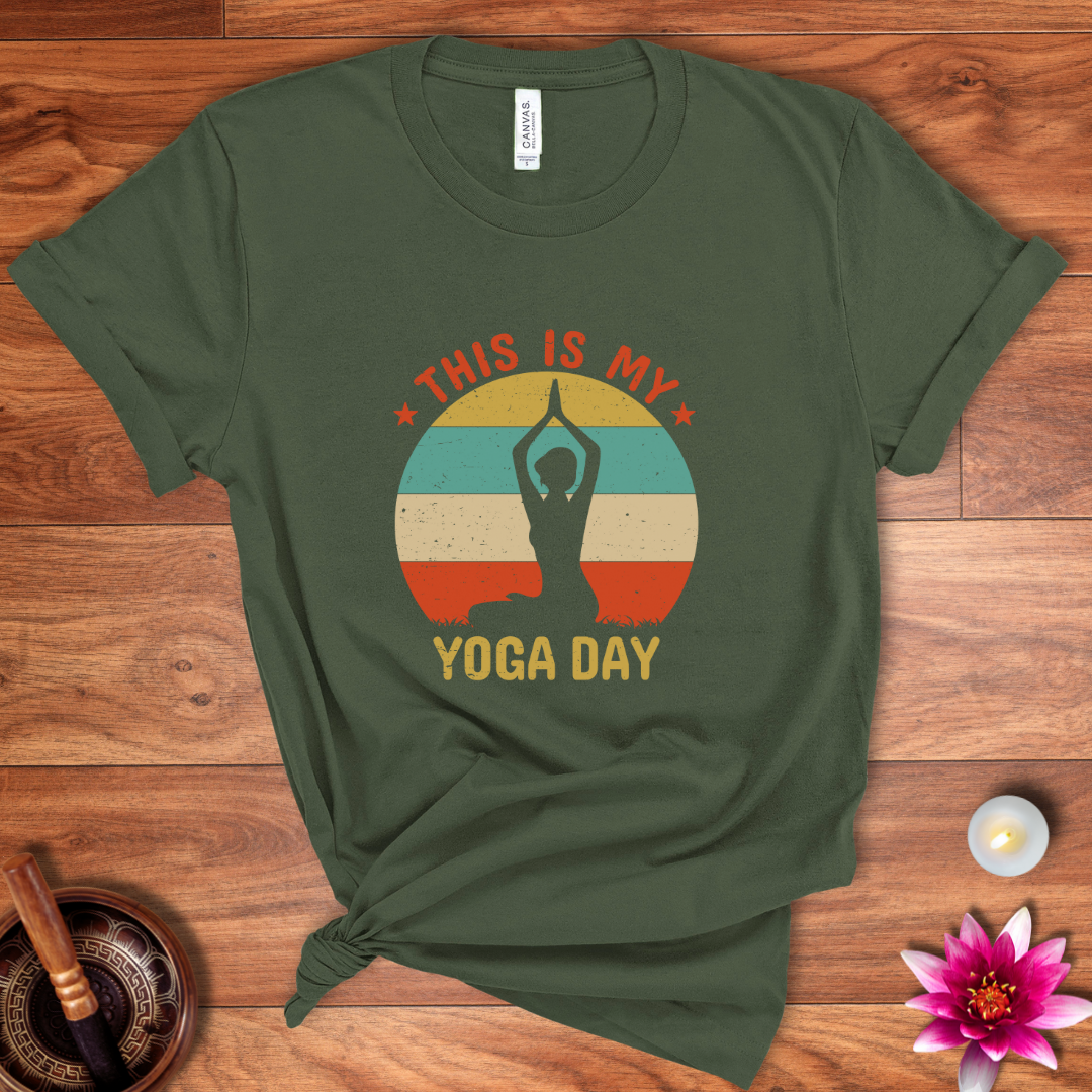 This is my yoga day shirt