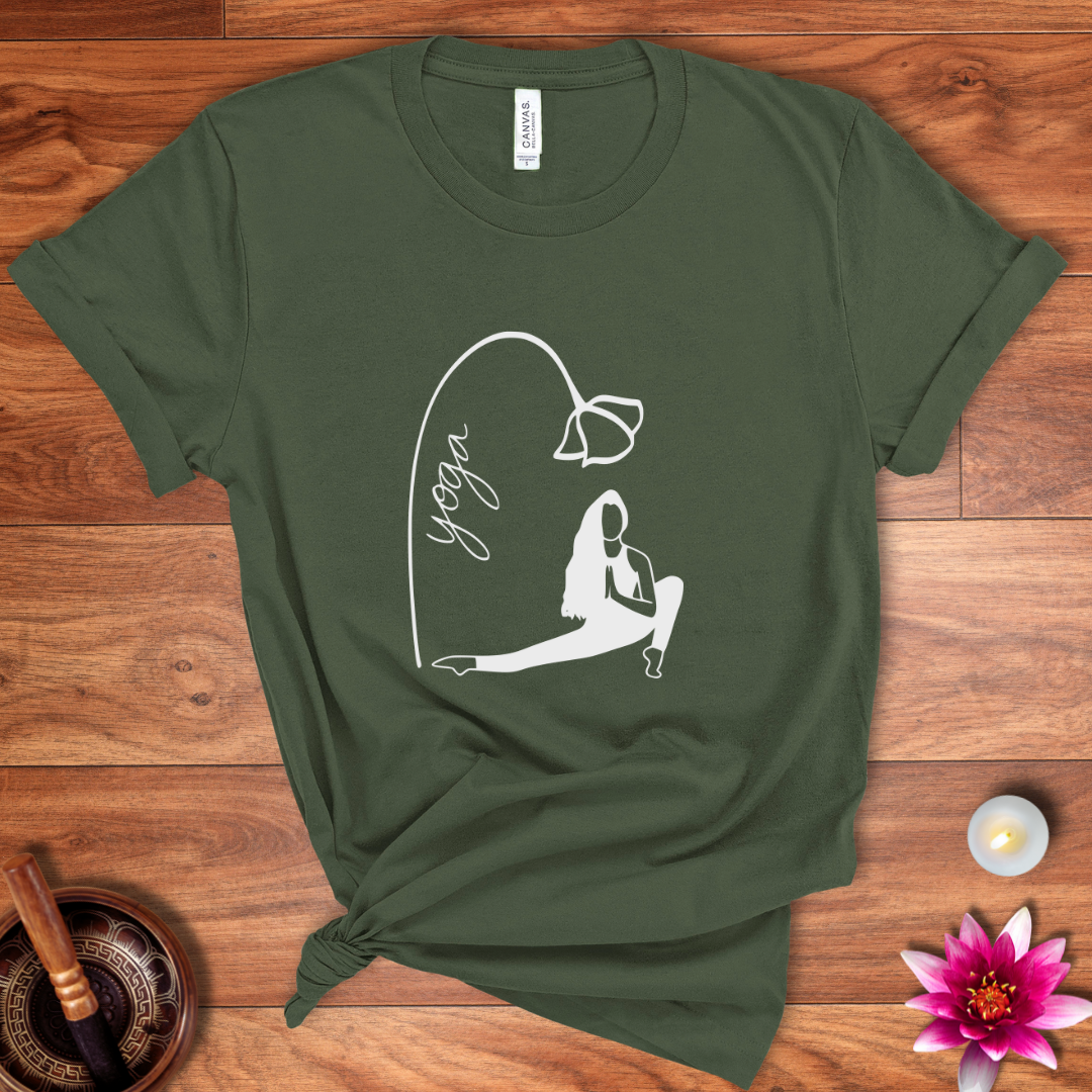 Yoga flower shirt