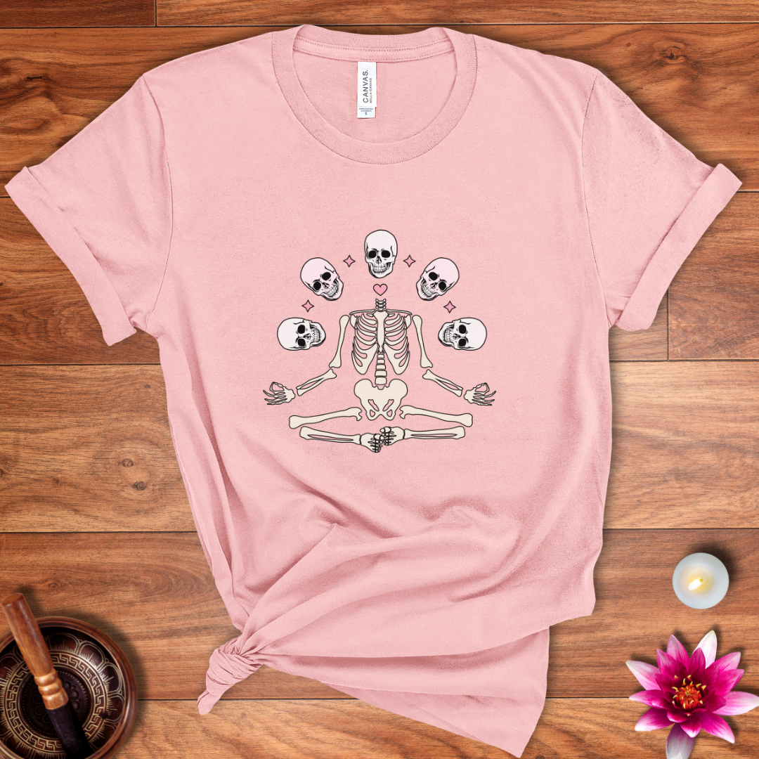 Skeleton Yoga shirt