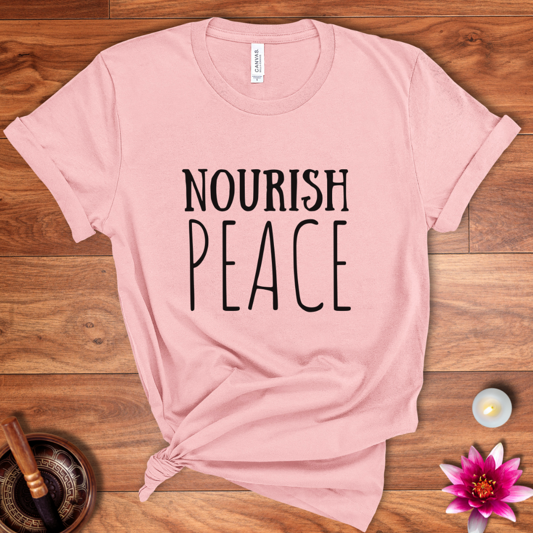 Nourish peace shirt