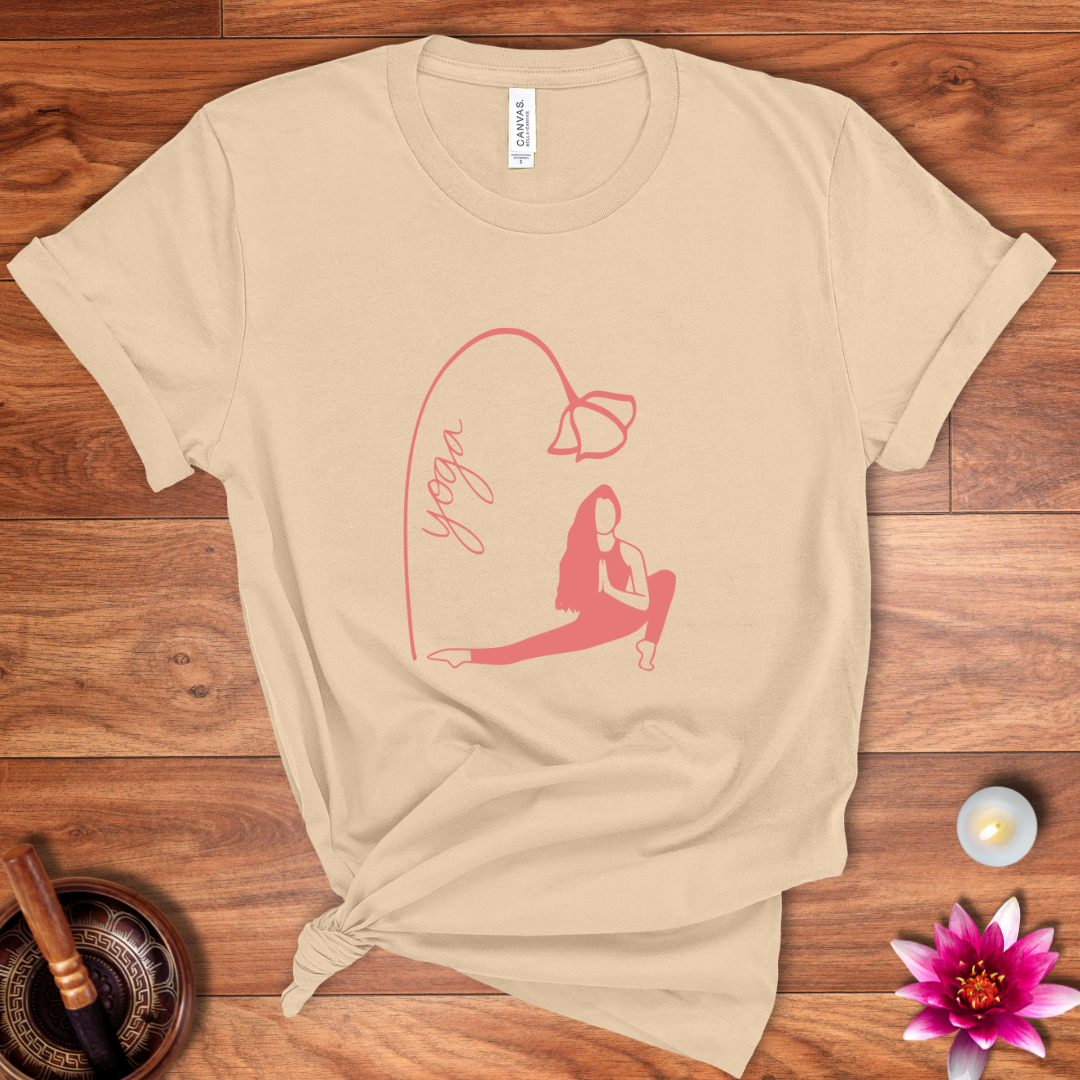 Yoga flower shirt