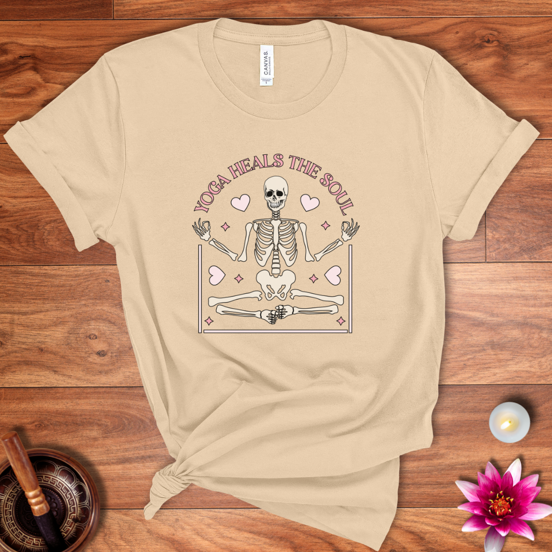 Yoga heals the soul shirt