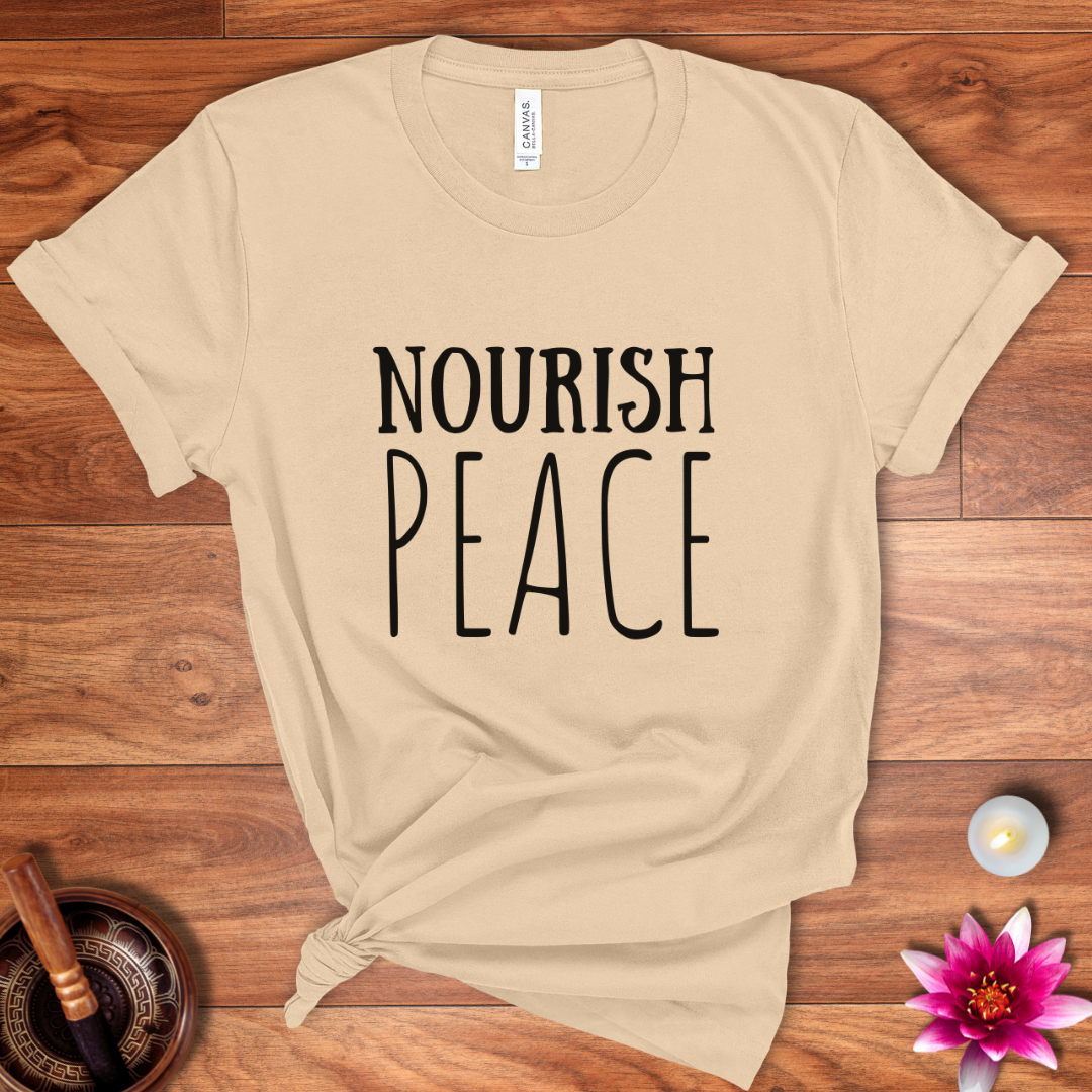 Nourish peace shirt