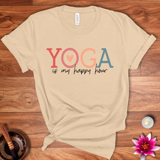 Yoga is my happy hour shirt