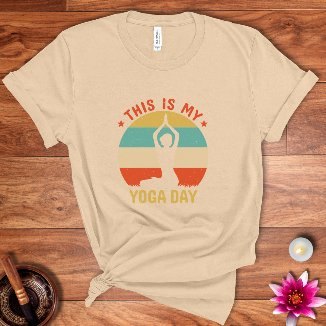 This is my yoga day shirt