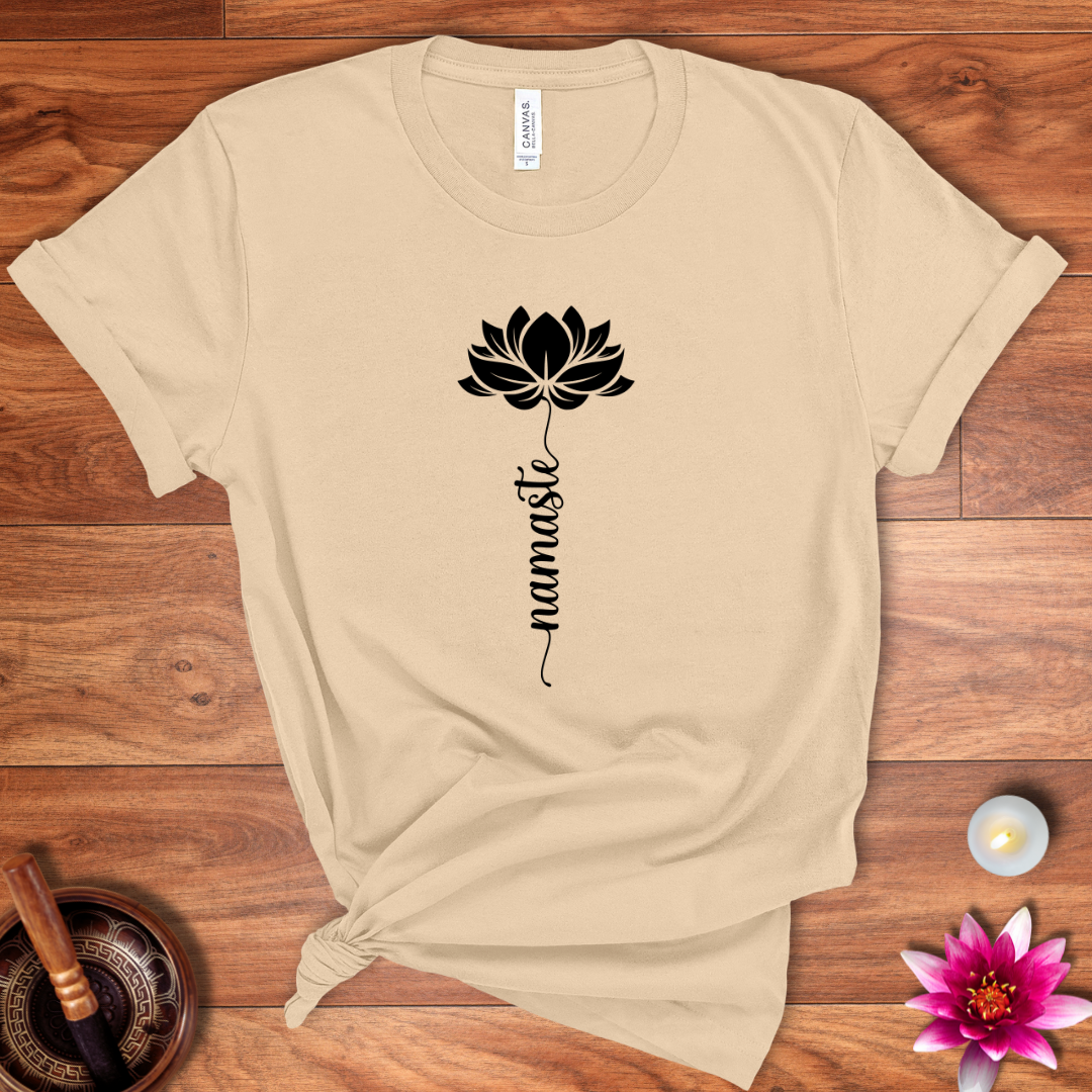 Lotus namaste shirt