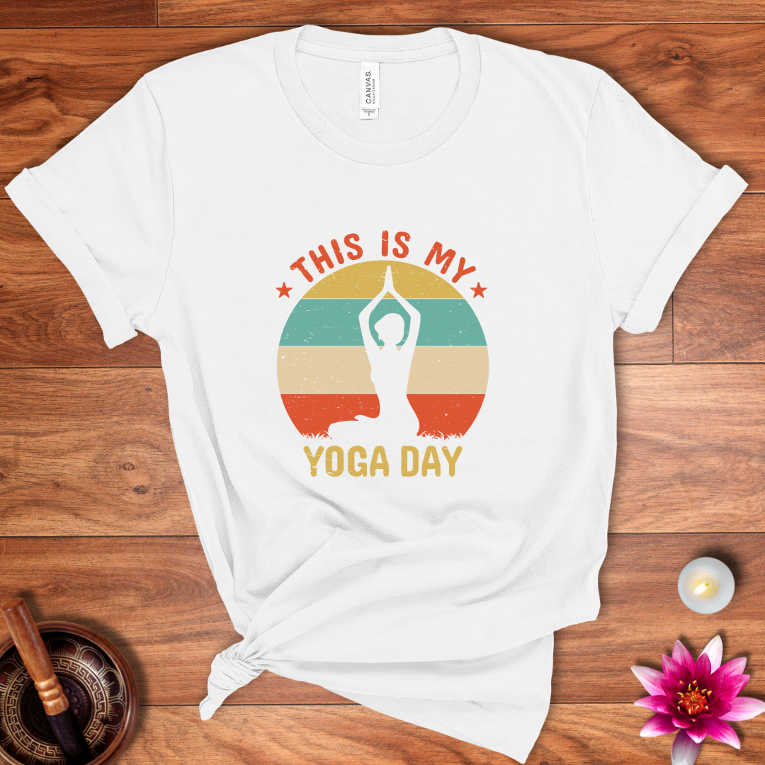 This is my yoga day shirt