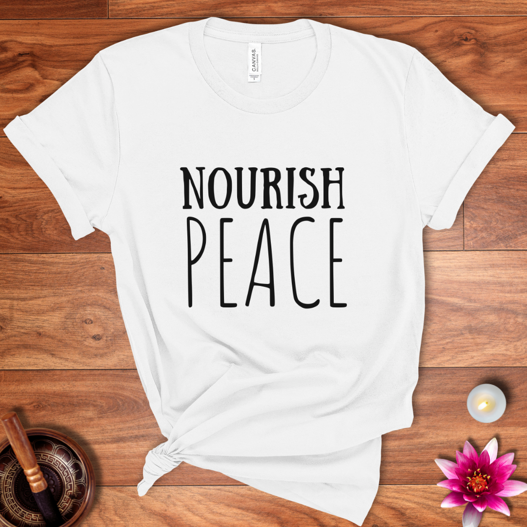 Nourish peace shirt